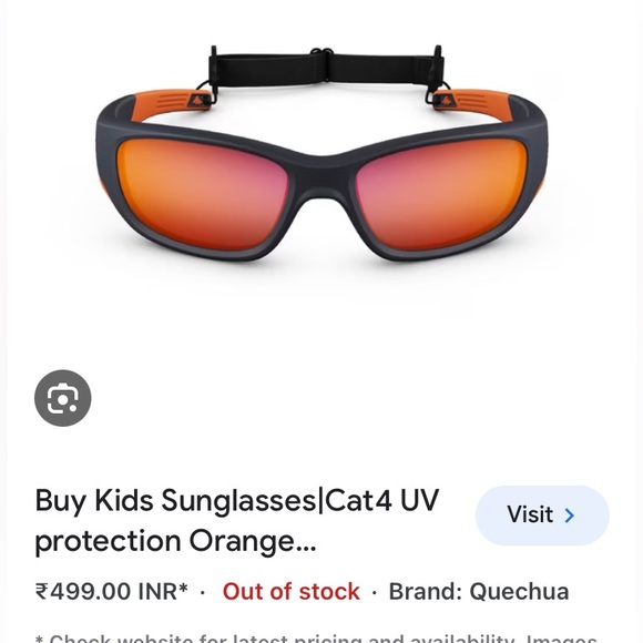 Quechua kids over 10 Polorized sunglasses MH T 550 Pola Cat 4 size 54-15-116 - Picture 13 of 17